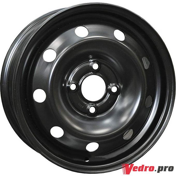 Колесный диск EURODISK 42B40B ED 5x13 4x98 ET40 DIA58.6 Чёрный